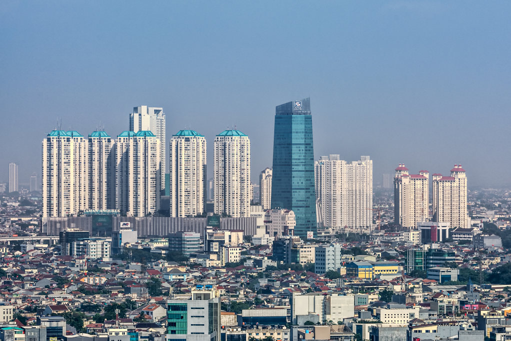 Skyline of Tamman Anggrek and Central Park