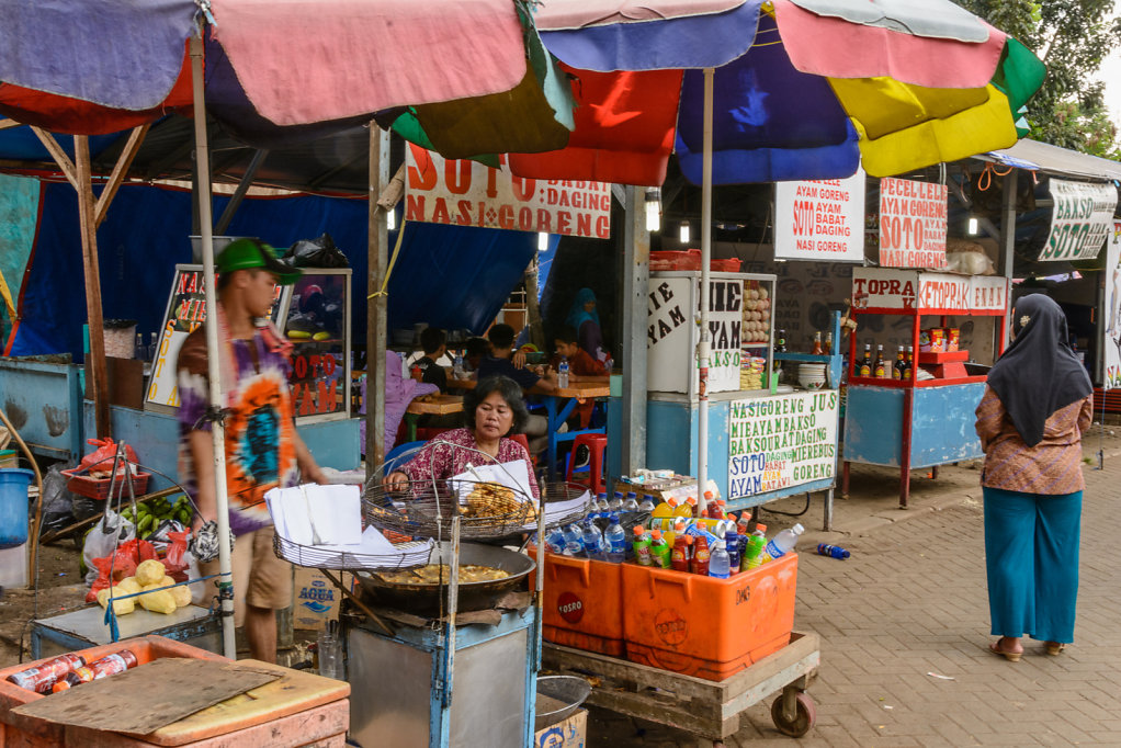 Food and Souvenirs for Sale near Monas, Jakarta.